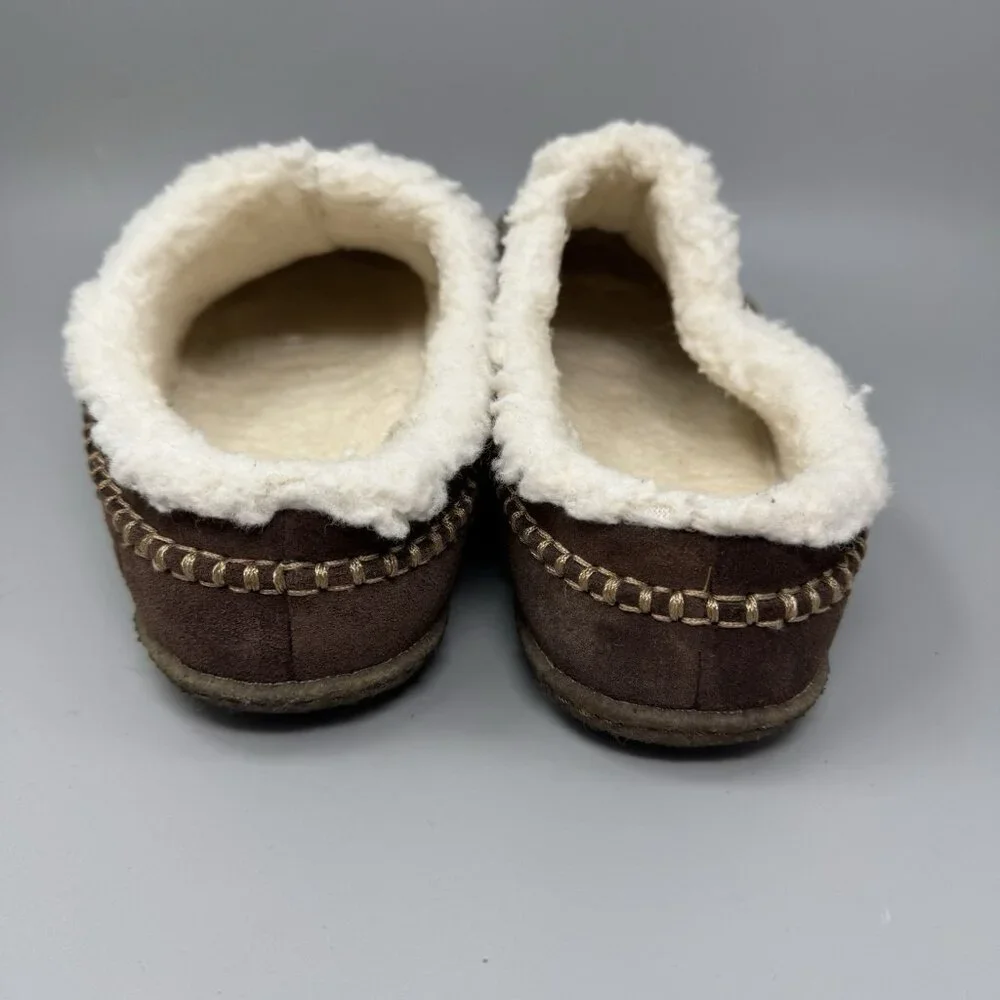 Sorel Falcon Ridge II 1869741-256 Slipper Men's US 15 Brown Suede Mule Cozy